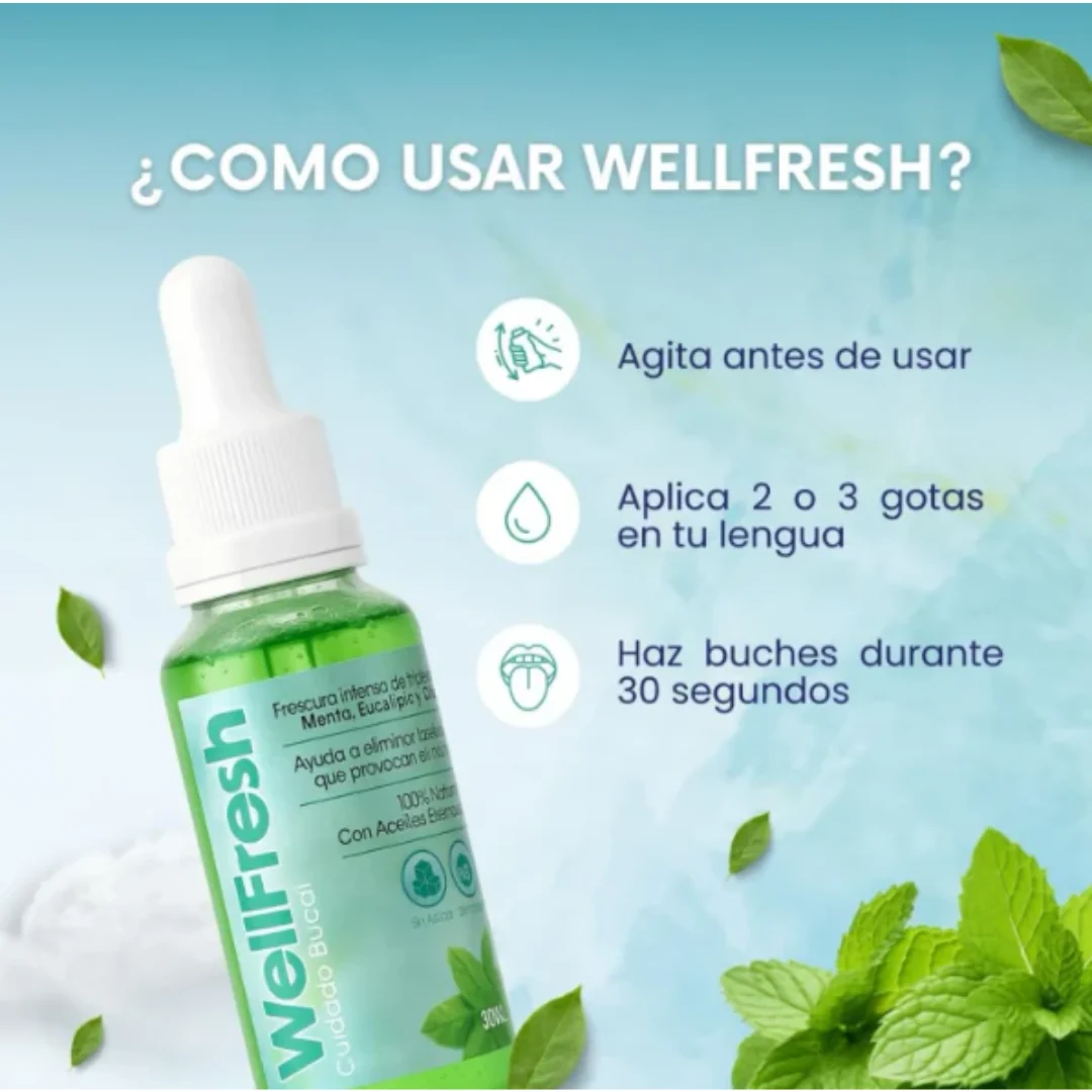 WELL FRESH TRATAMIENTO PARA EL MAL ALIENTO
