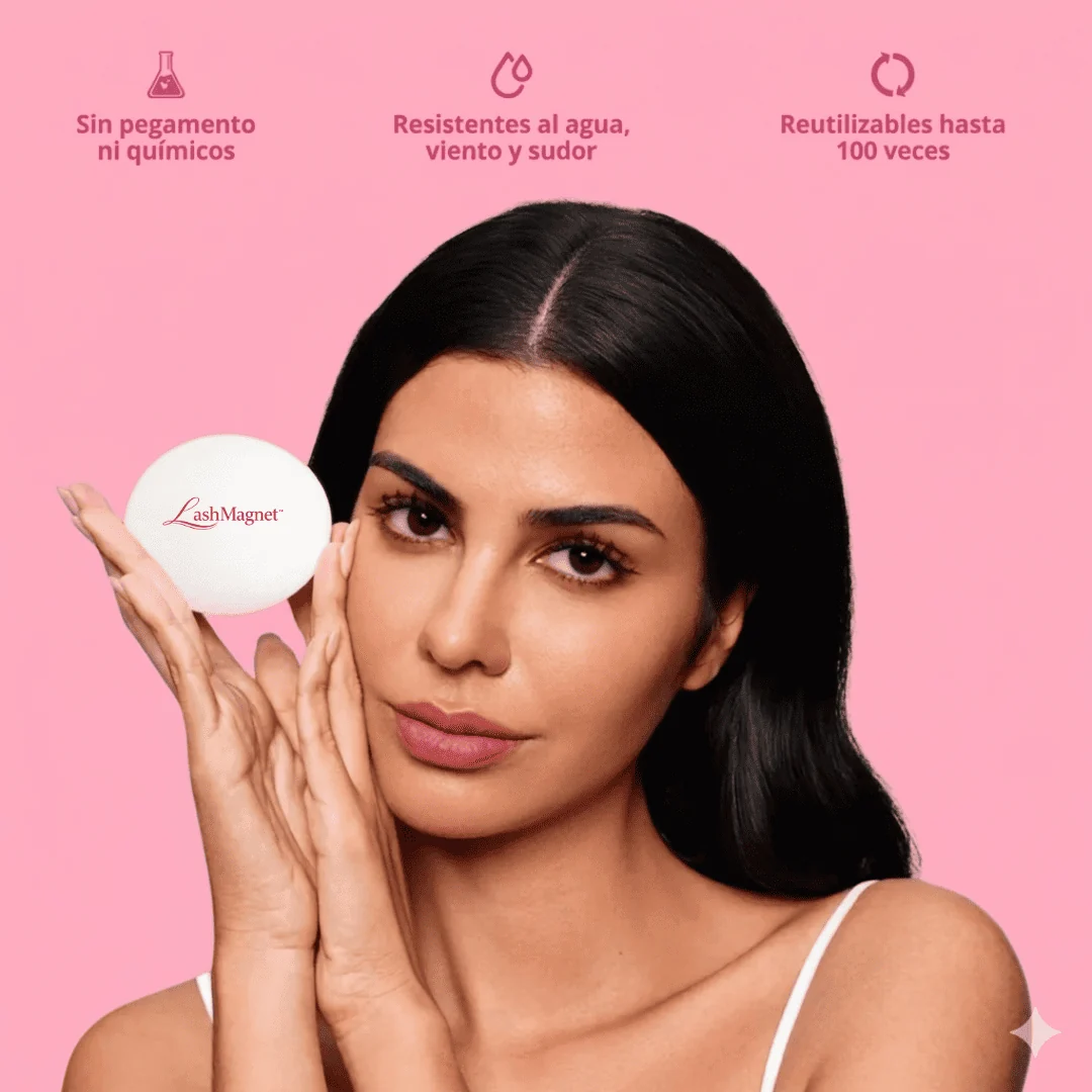 LashMagnet™ Pestañas Magnéticas Reutilizables Mirada de Impacto en Segundos