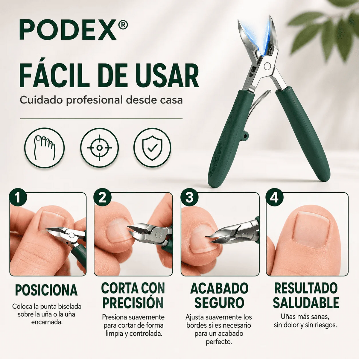 Corta Uñas  Avanzado De Grado Medico