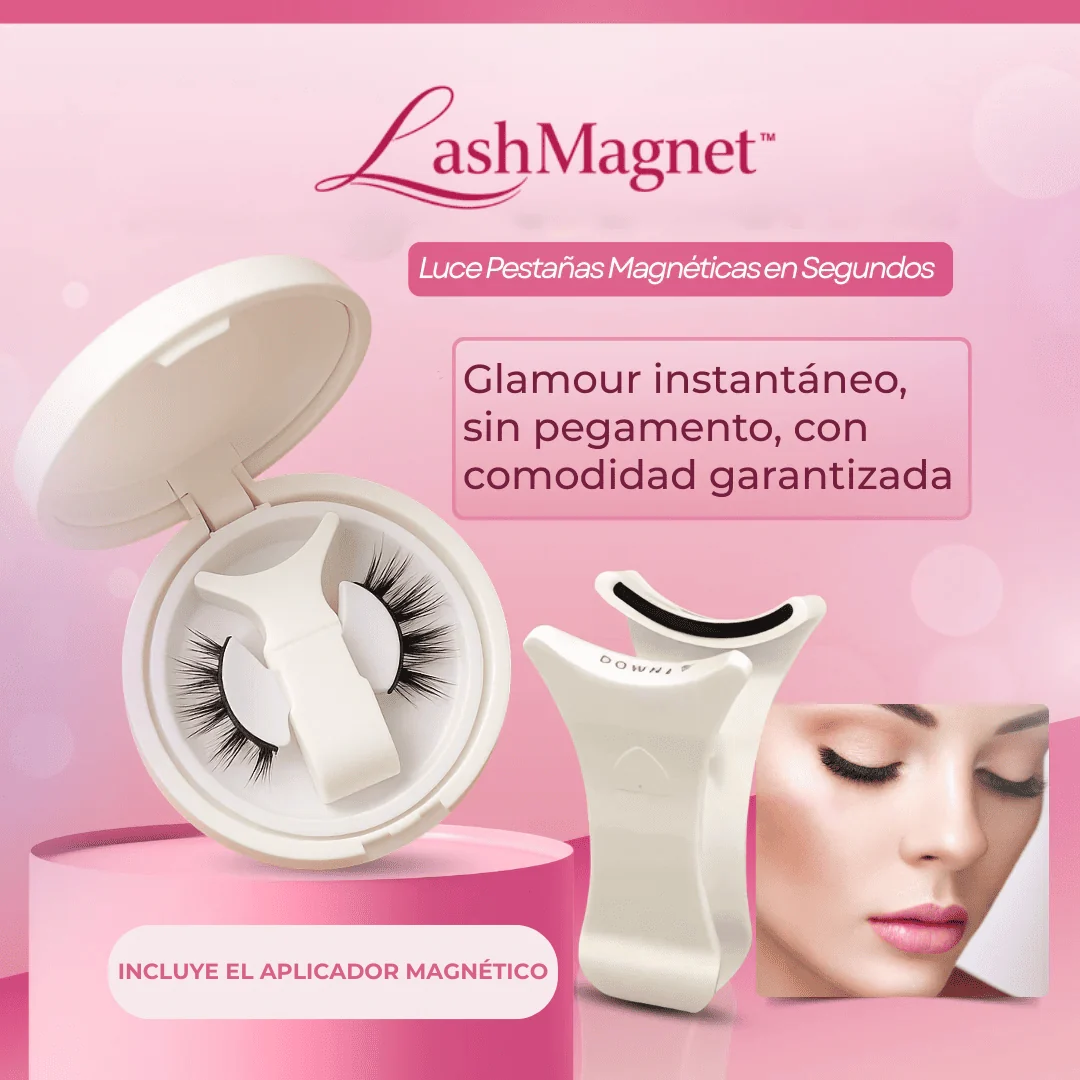 LashMagnet™ Pestañas Magnéticas Reutilizables Mirada de Impacto en Segundos